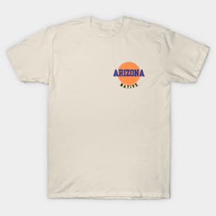 Arizona Native - Small Chest Emblem T-Shirt